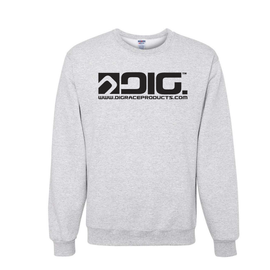 Dig™ Crewneck Sweatshirt - Full Chest (Black or Ash Grey)
